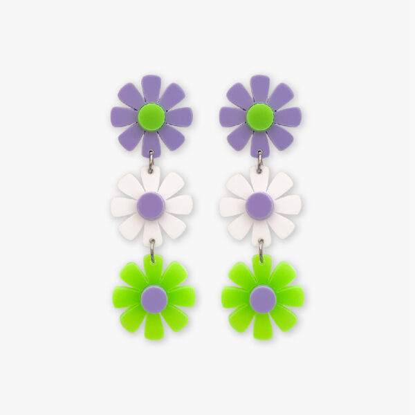 Neon flowers Verde