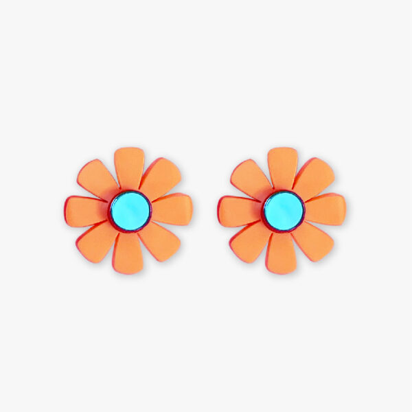 Collar California + Pendientes Mini Flor - Imagen 4