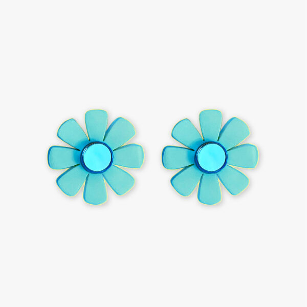 Collar California + Pendientes Mini Flor - Imagen 3