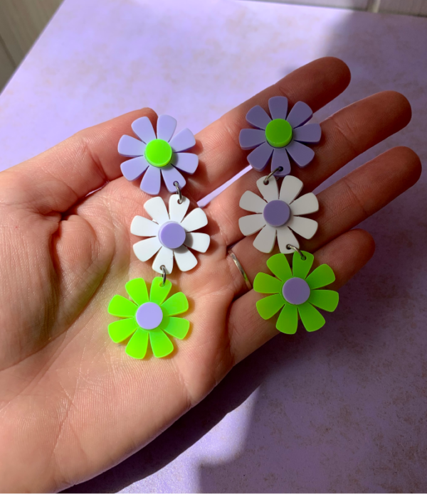 Neon flowers Verde - Imagen 3