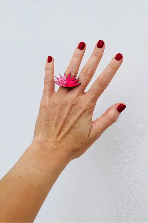Anillo Dalia Rojo - Imagen 2