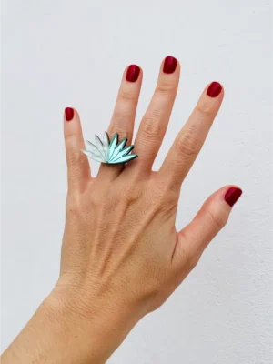 Anillo Dalia - Verde