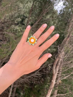 Anillo Estrella - Verde